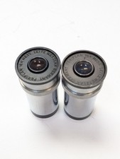 E. Leitz Wetzlar Periplan 10x Mess. Okular-Paar zum Mikroskop, Steckd. 23,2 mm