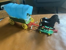 ddr Spielzeug Pferdekutsche