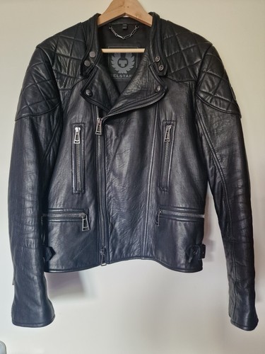 Belstaff lederjacke schwarz - belstaff,