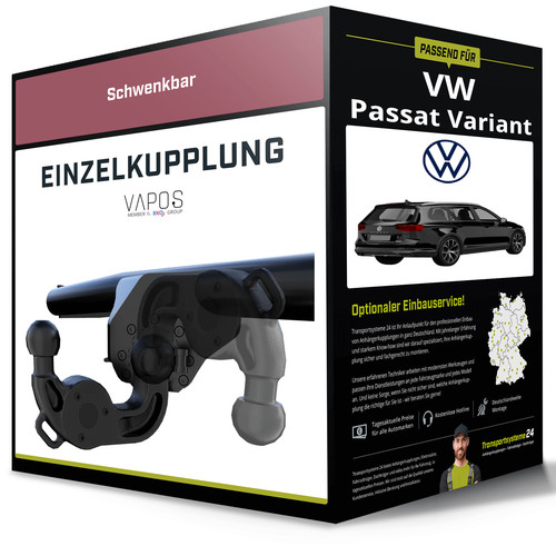 Schwenkbare anhängerkupplung - schwenkbare,
