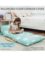 Kinder Luxus Bodenkissen Bett Liege Bezug passt 5 King Kissen Butter Fly Craze