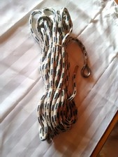 Anker-Leine mit Bleivorlauf 20 Meter 14 mm Blau / Weiß 