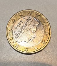 1 EURO Münze "Letzeburg