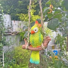 Hängende Papagei-Statue