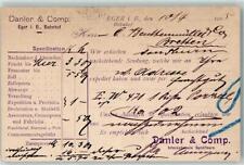 39338809 - Cheb Danler u. Comp. Bahnhof Frachtbrief Cheb / Eger (Stadt und