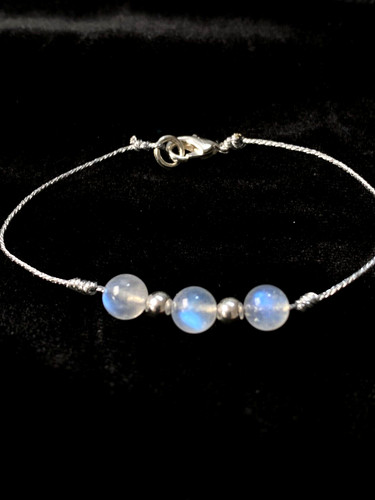 Hochwertiger mondstein armband - hochwertiger, mondstein-armband