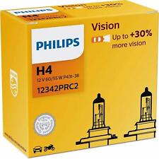 Philips Vision DuoPack H4 Halogen bis zu 30% mehr Licht 60/55W 12V Autolampen
