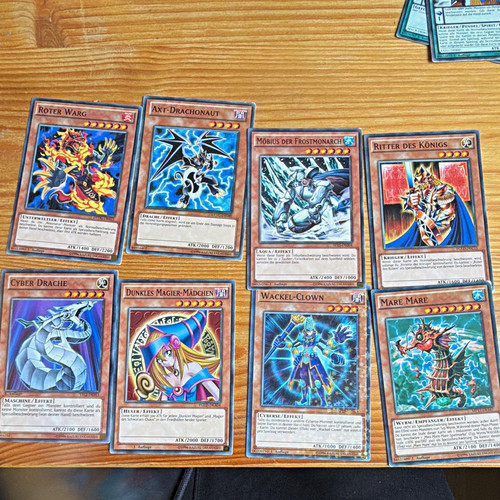 Konami tcg 8 karten - yu-gi-oh!,