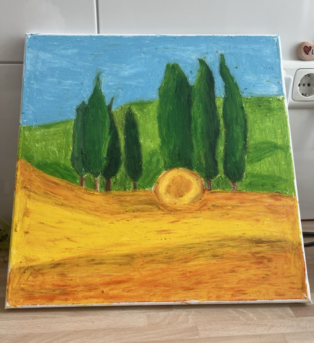 Walk through tuscany öl - a,