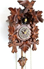 Kuckucksuhr geschnitzt Quarz