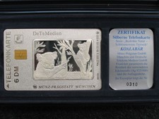 Telefonkarte Silber 925