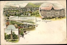 Litho Bad Honnef am Rhein, Panorama, Rhoendorf Rhöndorf,... - 10545851