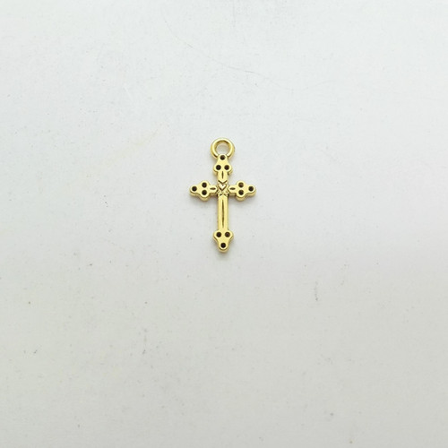 Kreuz anhänger gold farben - kreuz,