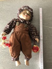 PORZELLAN KIM PUPPE HANDARBEIT ! SAMMLER PUPPE mit Zertifikat 38 cm