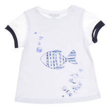 Basic weißes Body T-Shirt Oberteil für Mädchen | 2 - 3 - 4 - 5 - 6 - 7 Jahre