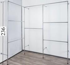 offener Kleiderschrank Wandregal Kleiderkammer Ankleidezimmer Wandgarderobe W.20