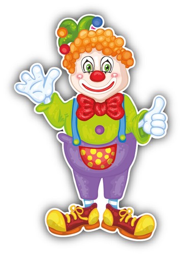 Autoaufkleber clown k1544 - clown,
