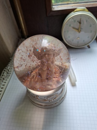 Schneekugel mit engel - mit,