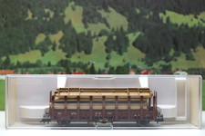 Fleischmann H0 5226 K Rungenwagen mit Holzladung der DR in Ovp Nr.4904