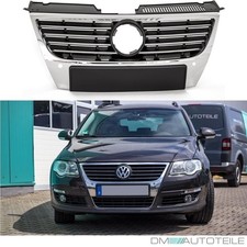 Kühlergrill Chrom für VW Passat 3C ab 05-10 für PDC & Emblem geeignet+ GARANTIE