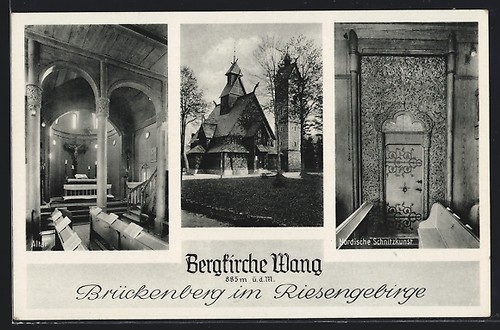 Brückenberg im - ak,