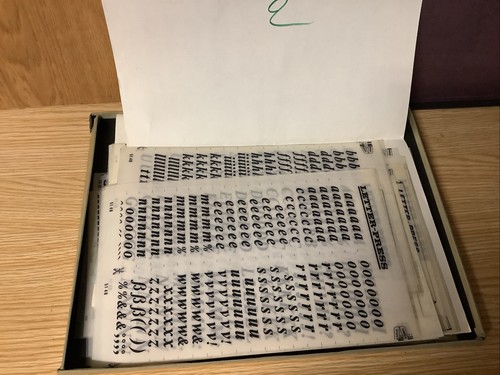 Letraset grafikmaterial - letraset,