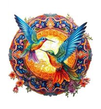 Holzpuzzle Hummingbirds