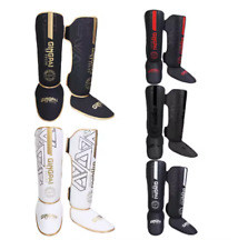 Pu Leder Kickboxen Schienbeinschoner Mma Muay Thai Boxen Training