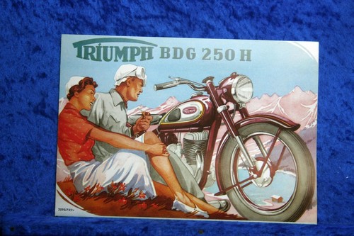 Triumph bdg 250 prospekt - 250, h