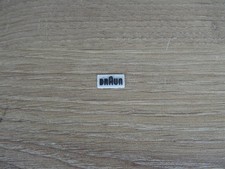 Ersatzteil Braun Atelier Hifi Lautsprecher Logo für Gitter in weiss Emblem