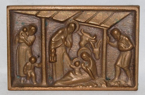 Plakette geburt jesus heilige - plakette,