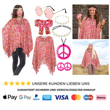 Hippie Kostüm Damen Set