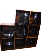 Knosti CD-Boxen, 4 Stück, schwarz, gebraucht, für 18 CD´s pro Box