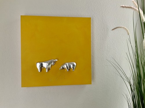 Original kunstobjekt bull - original,