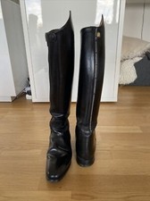 Cavallo Lederreitstiefel Gr. 6, Strassbiese am Dressurbogen, H: 50cm, W: 35cm