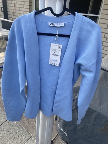 Zara blazer jacke hellblau - jacke,