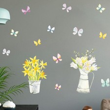  Sticker Blumen Selbstklebend