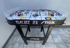 Eishockey STIGA PLAYOFF 21 FORSBERG-EDITION Sweden- Finland + Spieltisch  Holz