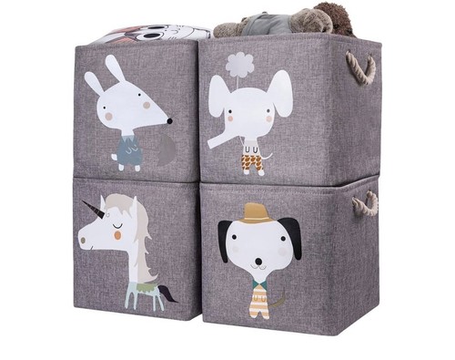Körbe boxen kinderzimmer grau - boxen,