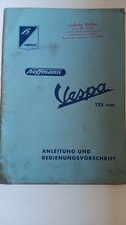 Vespa 125 ccm Anleitung und Bedienungsvorschrift Original Ausgabe 1.4.1953