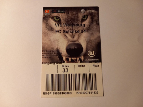 Eintrittskarte ticket fußball - eintrittskarte,