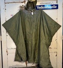 Orig. US Armee Poncho Wet Weather Regenponcho Ripstop 1982 NOS Neu #1745