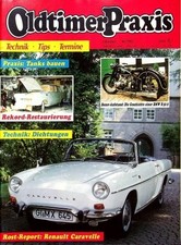 1) Oldtimer Praxis 10/1992 - Renault Caravelle Restau - Bond Bug in einer selten