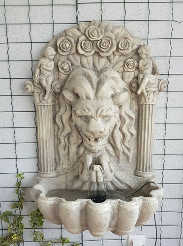 Wandbrunnen löwenkopf 95 - löwenkopf,