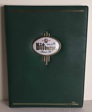 Bitburger Speisekartenmappe, grün,  Bar, Gastro, A5, Bitte ein Bit