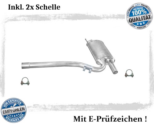 Mittelschalldämpfer für audi - mittelschalldämpfer,