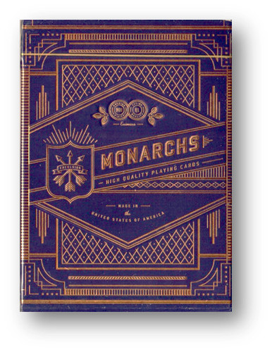 Monarch purple playing cards - monarch,