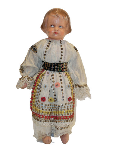Antike ungarn trachtenpuppe - ungarn,