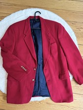 Herren Sakko ( DANIEL HECHTER) ;B+H Herrenmode Gr.50; Cashmere + Schurwolle; Rot