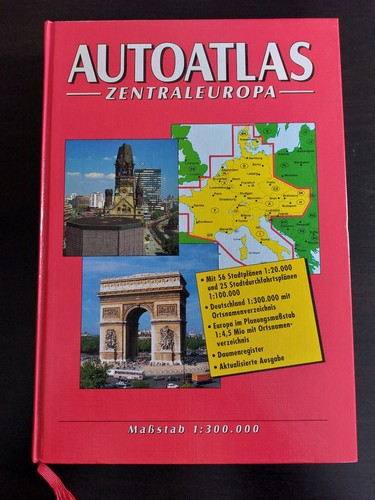 Autoatlas zentral europa - autoatlas, zentral-europa